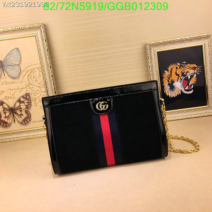 Gucci Bag-(4A)-Diagonal-,Code:GGB012309,$: 82USD