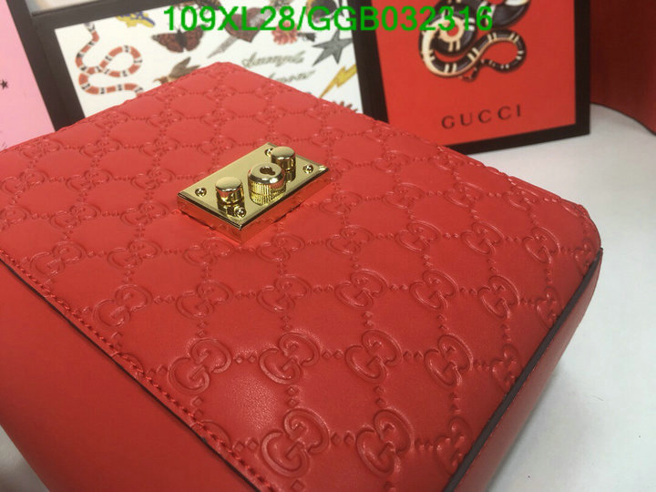 Gucci Bag-(4A)-Padlock-,Code: GGB032316,$: 109USD