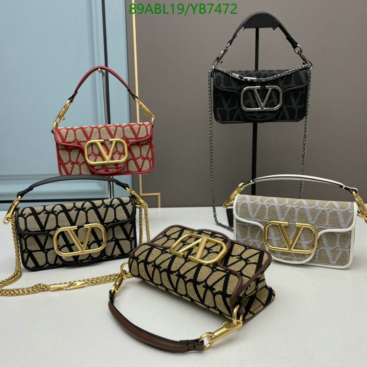 Valentino Bag-(4A)-LOC-V Logo ,Code: YB7472,$: 89USD