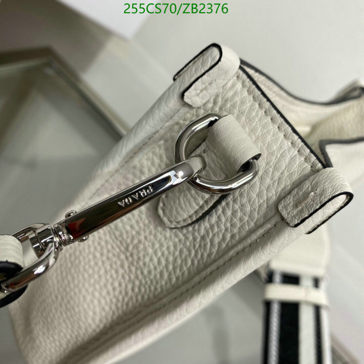 Prada Bag-(Mirror)-Diagonal-,Code: ZB2376,$: 255USD