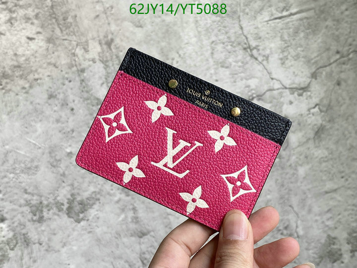 LV Bags-(Mirror)-Wallet-,Code: YT5088,$: 62USD