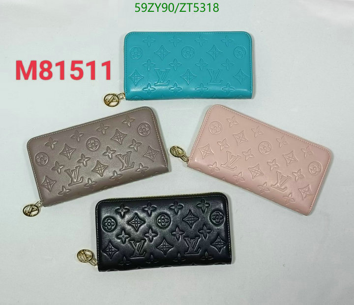 LV Bags-(4A)-Wallet-,Code: ZT5318,$: 59USD