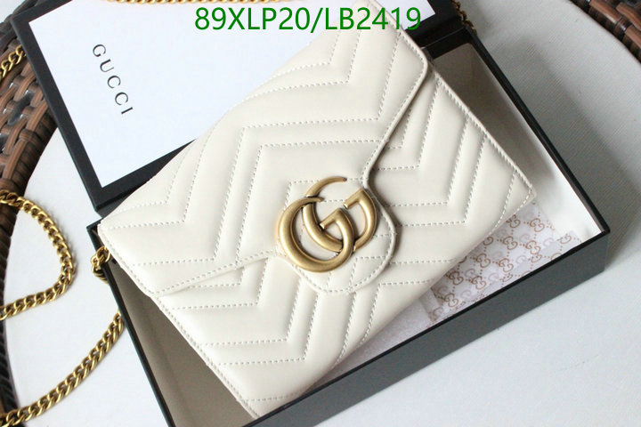 Gucci Bag-(4A)-Marmont,Code: LB2419,$: 89USD