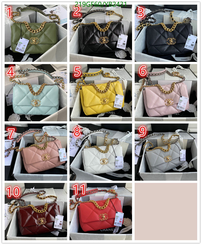 Chanel Bags -(Mirror)-Diagonal-,Code: YB2431,$: 219USD