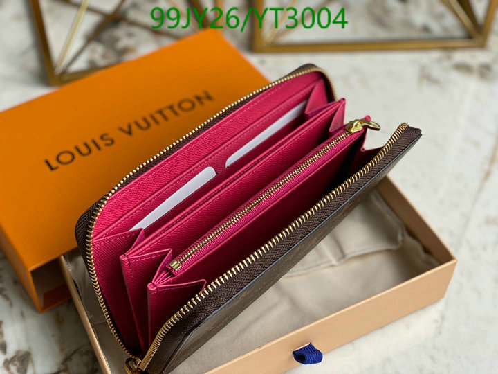 LV Bags-(Mirror)-Wallet-,Code: YT3004,$: 99USD