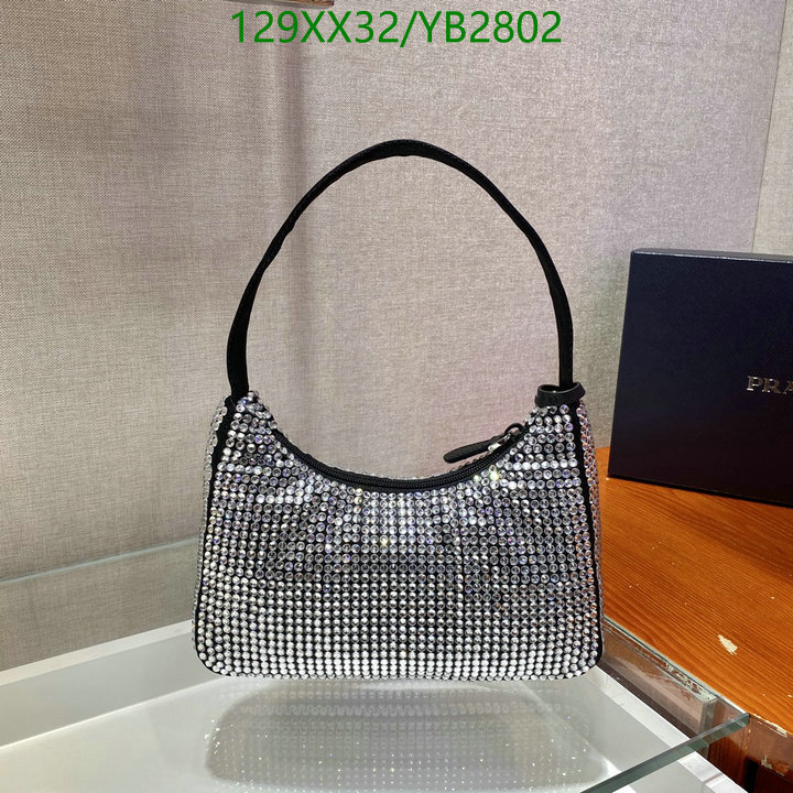 Prada Bag-(Mirror)-Re-Edition 2000,Code: YB2802,$: 129USD