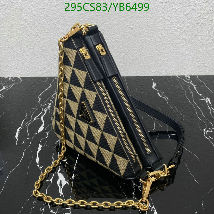 Prada Bag-(Mirror)-Diagonal-,Code: YB6499,$: 295USD