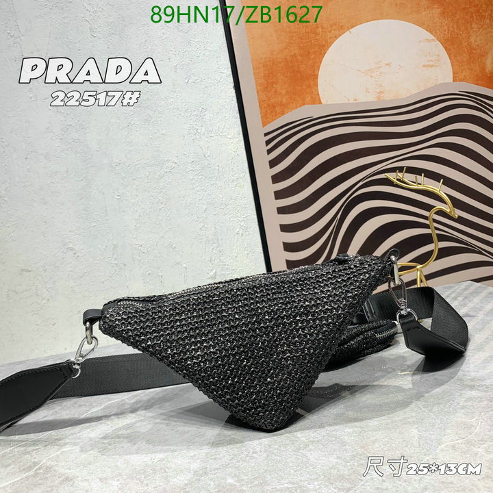 Prada Bag-(4A)-Triangle-,Code: ZB1627,$: 89USD