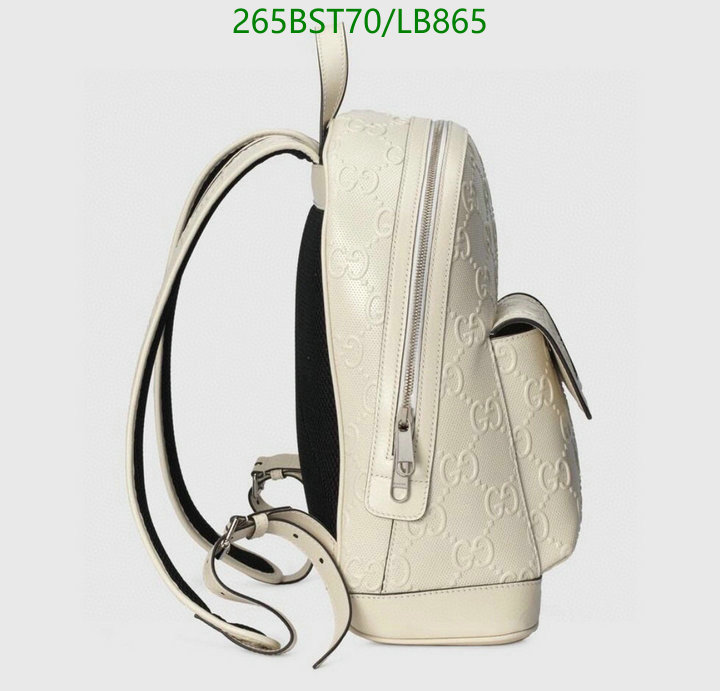 Gucci Bag-(Mirror)-Backpack-,Code: LB865,$: 265USD