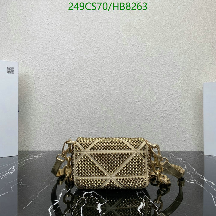 Prada Bag-(Mirror)-Diagonal-,Code: HB8263,$: 249USD