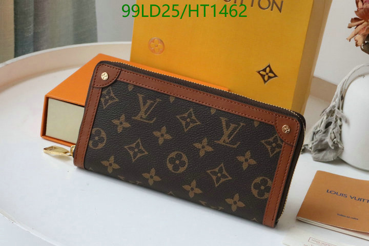 LV Bags-(Mirror)-Wallet-,Code: HT1462,$: 65USD