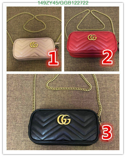 Gucci Bag-(Mirror)-Marmont,Code: GGB122722,$:149USD