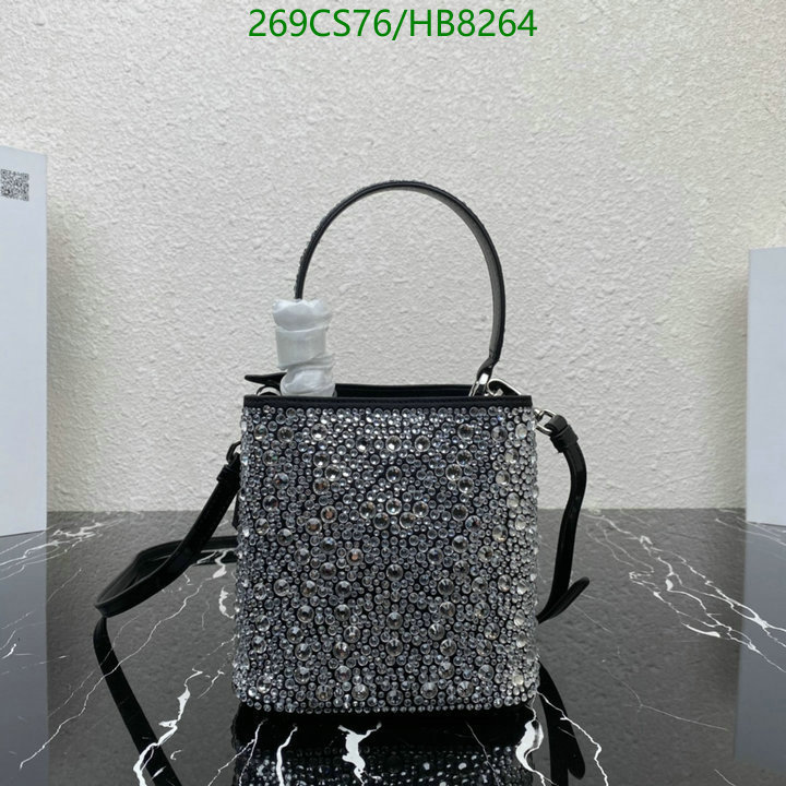 Prada Bag-(Mirror)-Diagonal-,Code: HB8264,$: 269USD