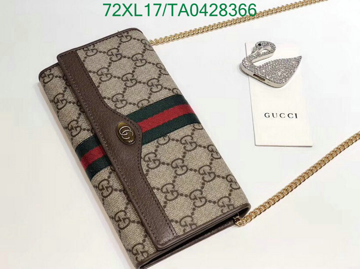 Gucci Bag-(4A)-Wallet-,Code:TA0428366,$: 72USD