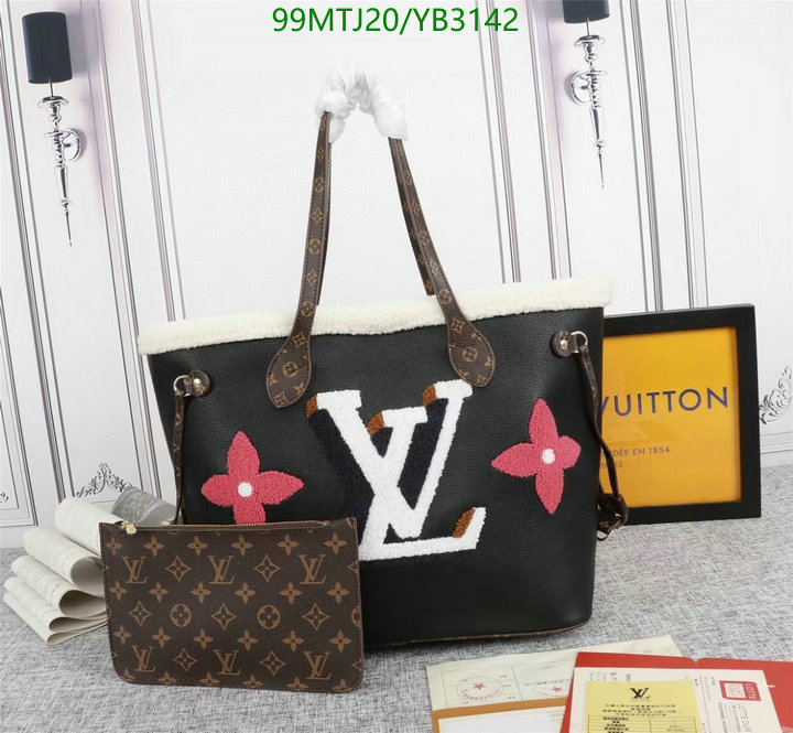 LV Bags-(4A)-Neverfull-,Code: YB3142,$: 99USD