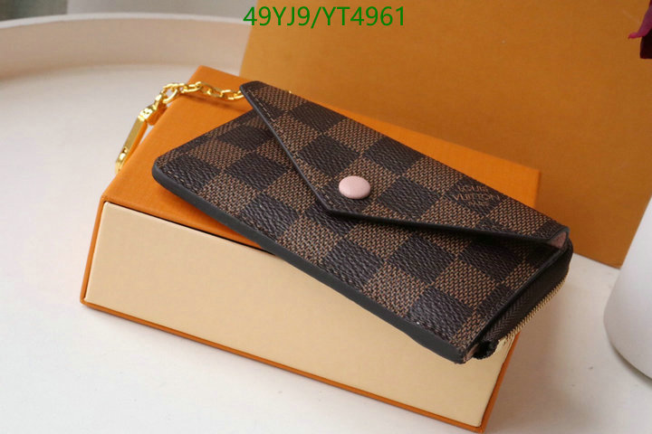 LV Bags-(4A)-Wallet-,Code: YT4961,$: 49USD