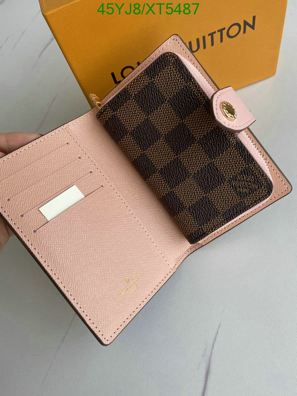 LV Bags-(4A)-Wallet-,Code: XT5487,$: 45USD