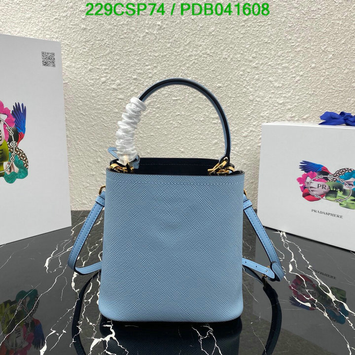 Prada Bag-(Mirror)-Diagonal-,Code: PDB041608,$: 229USD