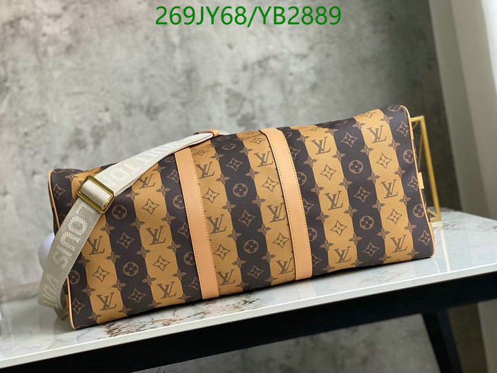 LV Bags-(Mirror)-Keepall BandouliRe 45-50-,Code: YB2889,$: 269USD