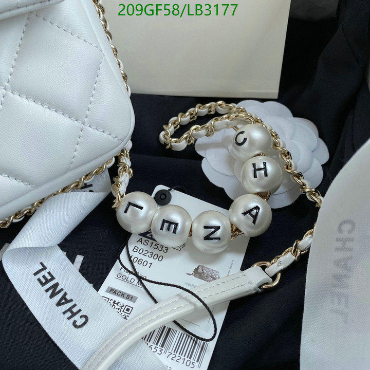 Chanel Bags -(Mirror)-Diagonal-,Code: LB3177,$: 209USD