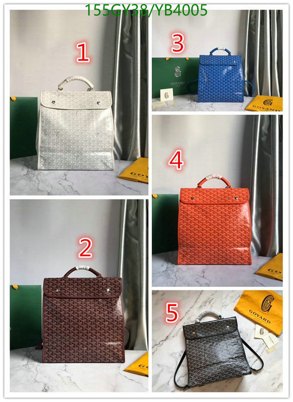 Goyard Bag-(4A)-Backpack-,Code: YB4005,$: 155USD