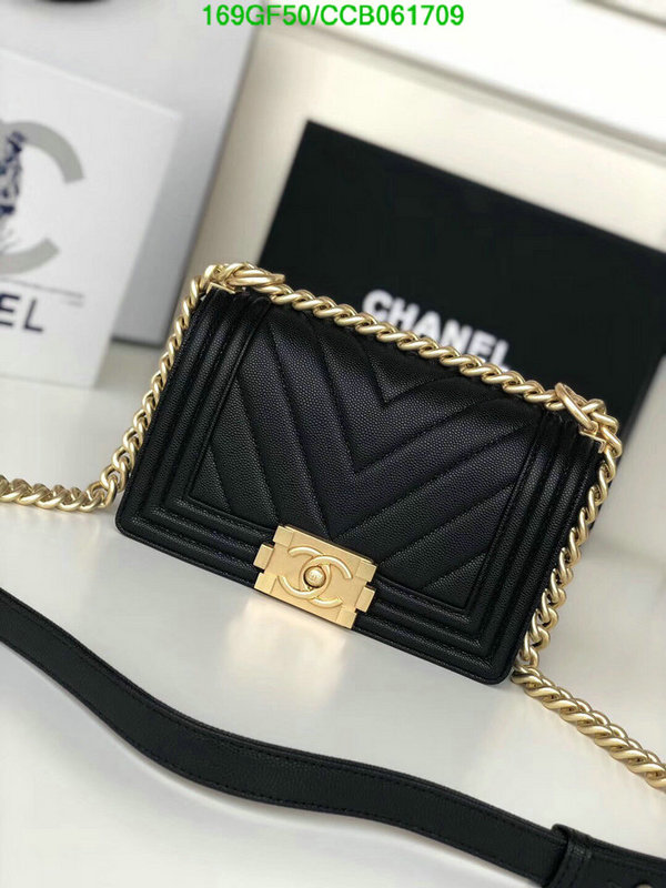 Chanel Bags -(Mirror)-Le Boy,Code: CCB061709,$: 169USD