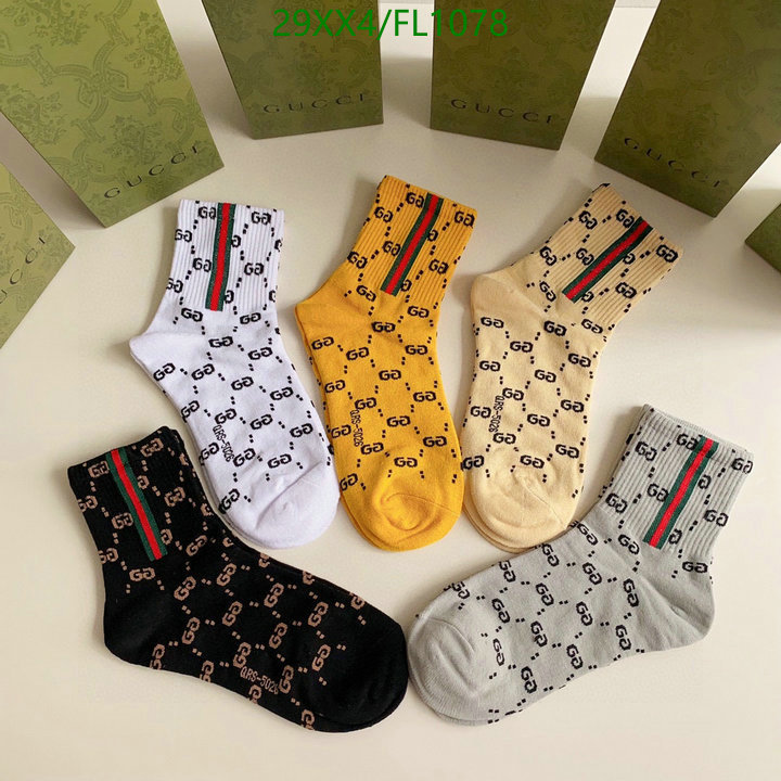 Sock-Gucci, Code: FL1078,$: 29USD