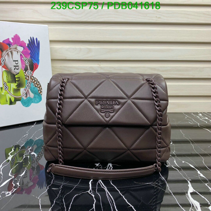 Prada Bag-(Mirror)-Diagonal-,Code: PDB041618,$: 239USD