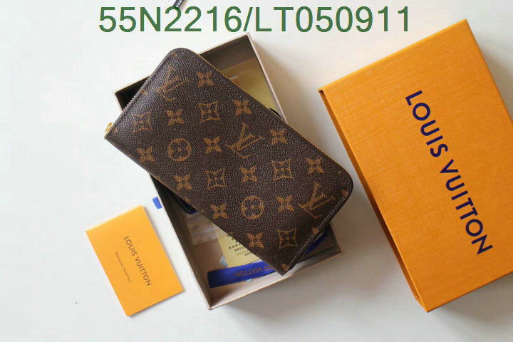 LV Bags-(Mirror)-Wallet-,Code:LT050911,$: 55USD