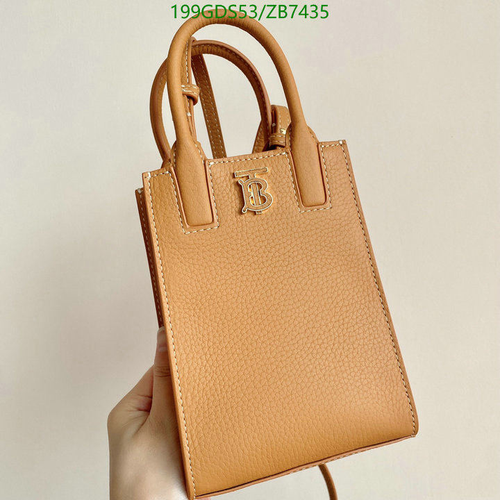 Burberry Bag-(Mirror)-Diagonal-,Code: ZB7435,$: 199USD