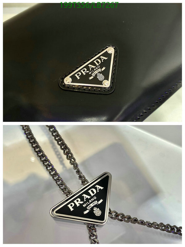 Prada Bag-(Mirror)-Diagonal-,Code: LB7267,$: 199USD