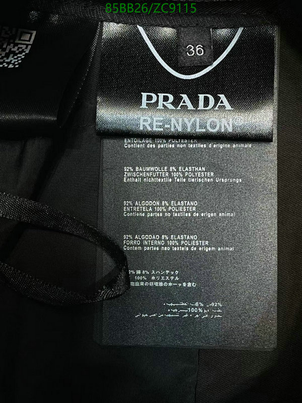 Clothing-Prada, Code: ZC9115,$: 85USD