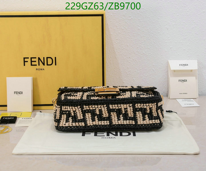 Fendi Bag-(Mirror)-Baguette,Code: ZB9700,$: 229USD