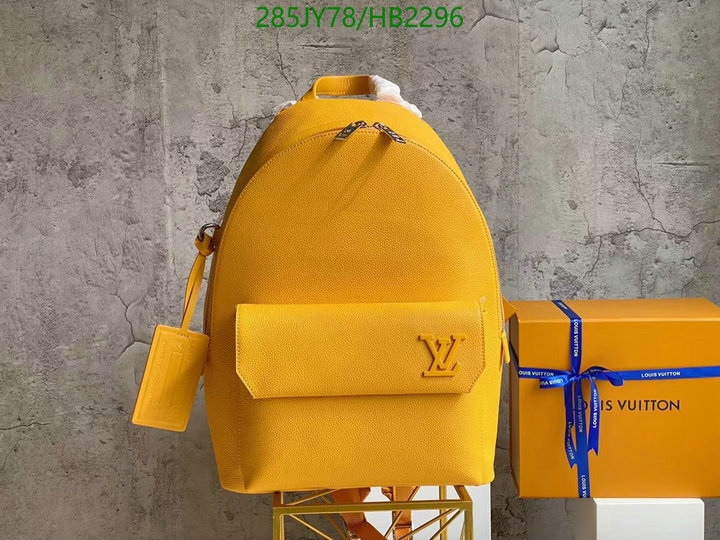 LV Bags-(Mirror)-Backpack-,Code: HB2296,$: 285USD