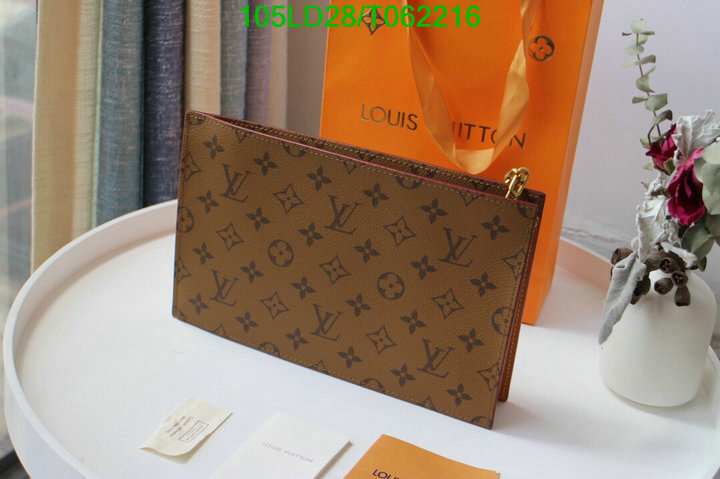 LV Bags-(Mirror)-Wallet-,Code: T062216,$: 105USD