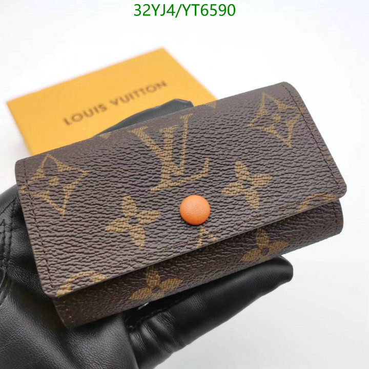 LV Bags-(4A)-Wallet-,Code: YT6590,$: 32USD