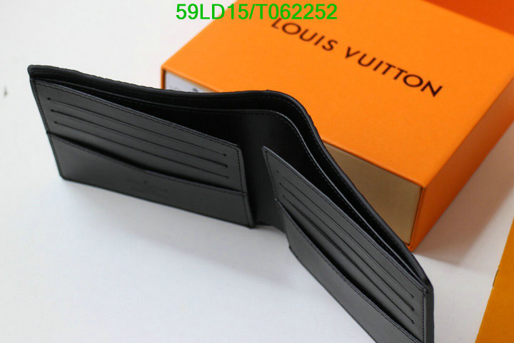 LV Bags-(Mirror)-Wallet-,Code: T062252,$: 59USD
