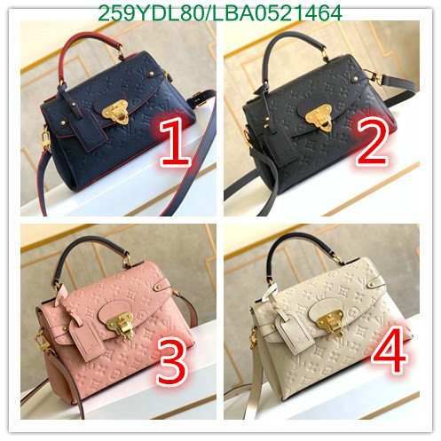 LV Bags-(Mirror)-Handbag-,Code:LBA0521464,$: 259USD