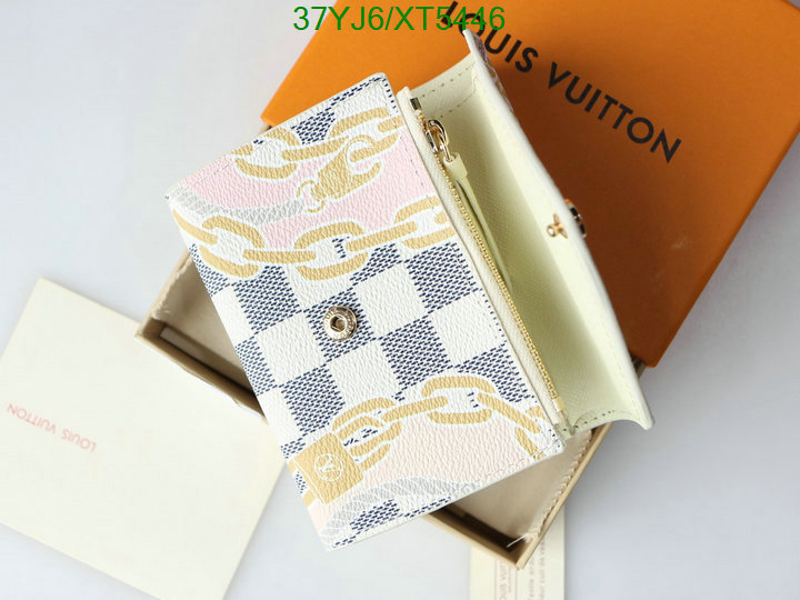 LV Bags-(4A)-Wallet-,Code: XT5446,$: 37USD