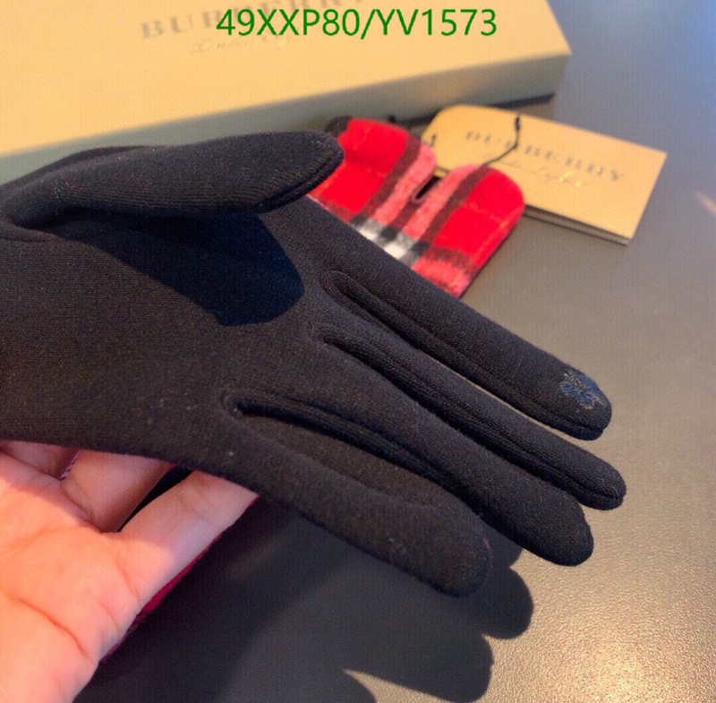 Gloves-Burberry, Code: YV1573,$: 49USD