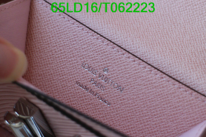 LV Bags-(Mirror)-Wallet-,Code: T062223,$: 65USD