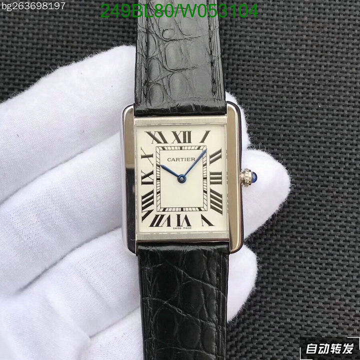 Watch-Mirror Quality-Cartier, Code:W053104,$:249USD