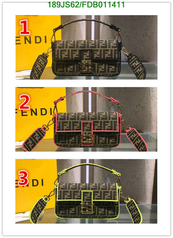 Fendi Bag-(Mirror)-Baguette,Code: FDB011411,$: 229USD