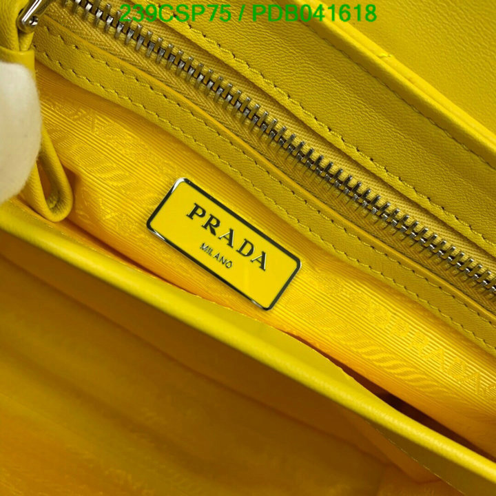 Prada Bag-(Mirror)-Diagonal-,Code: PDB041618,$: 239USD