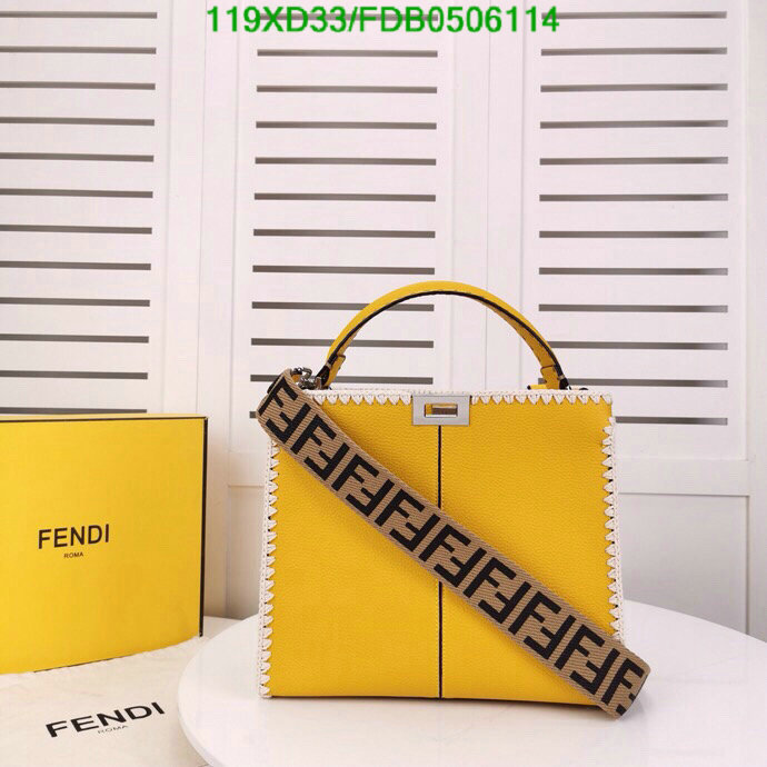 Fendi Bag-(4A)-Diagonal-,Code: FDB0506114,$: 119USD