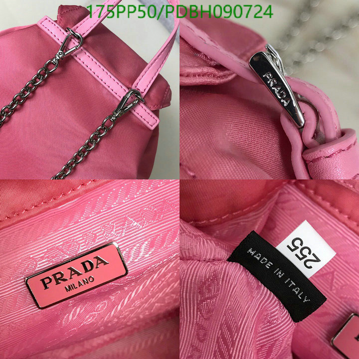 Prada Bag-(Mirror)-Backpack-,Code:PDBH090724,$:175USD