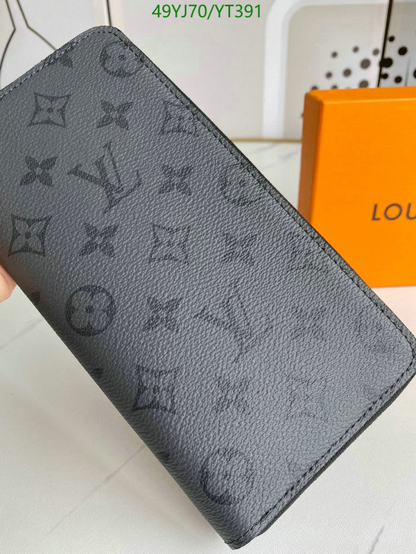 LV Bags-(4A)-Wallet-,Code: YT391,$: 49USD