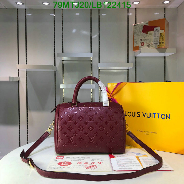 LV Bags-(4A)-Speedy-,Code: LB122415,$: 79USD