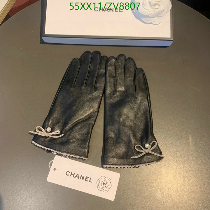 Gloves-Chanel, Code: ZV8807,$: 55USD