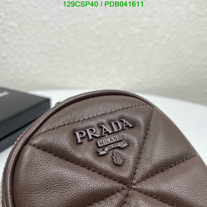 Prada Bag-(Mirror)-Diagonal-,Code: PDB041611,$: 129USD